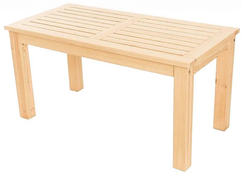 DEOKORK Masívny záhradný stôl z borovice LONDON (32 mm) - rôzne dĺžky 150 cm