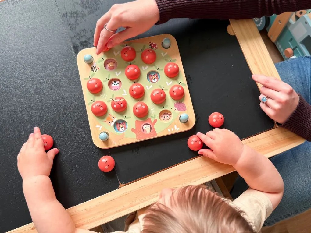 TookyToy Drevené pexeso - jabĺčka
