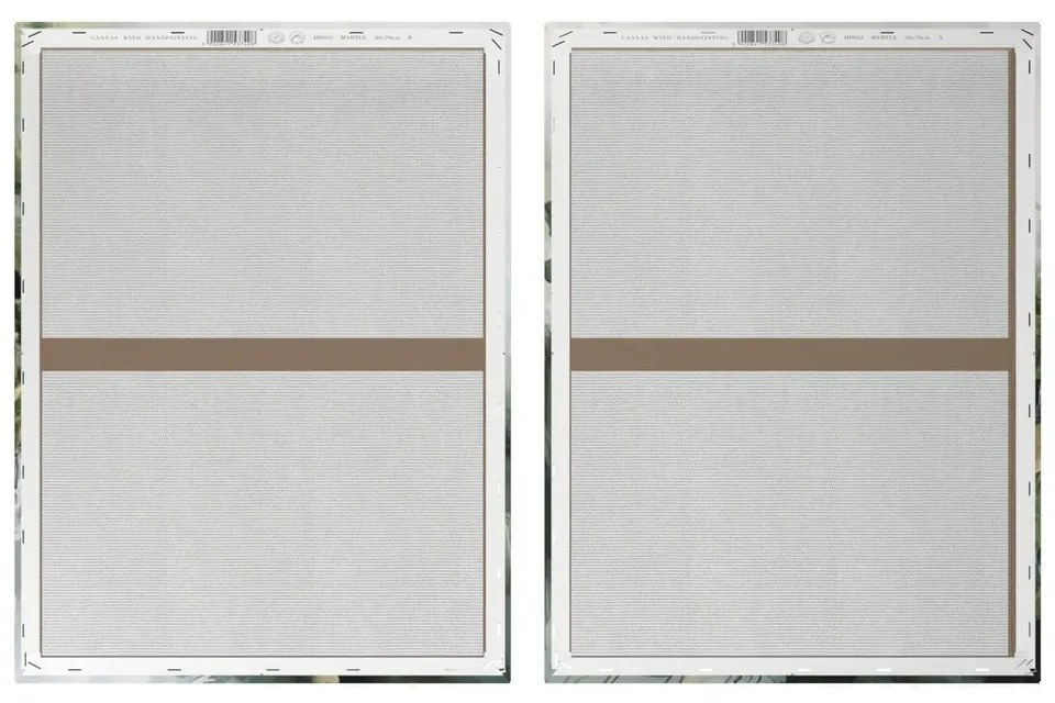 Obrazy s ručne maľovanými prvkami v súprave 2 ks 50x70 cm Myrtle – Styler