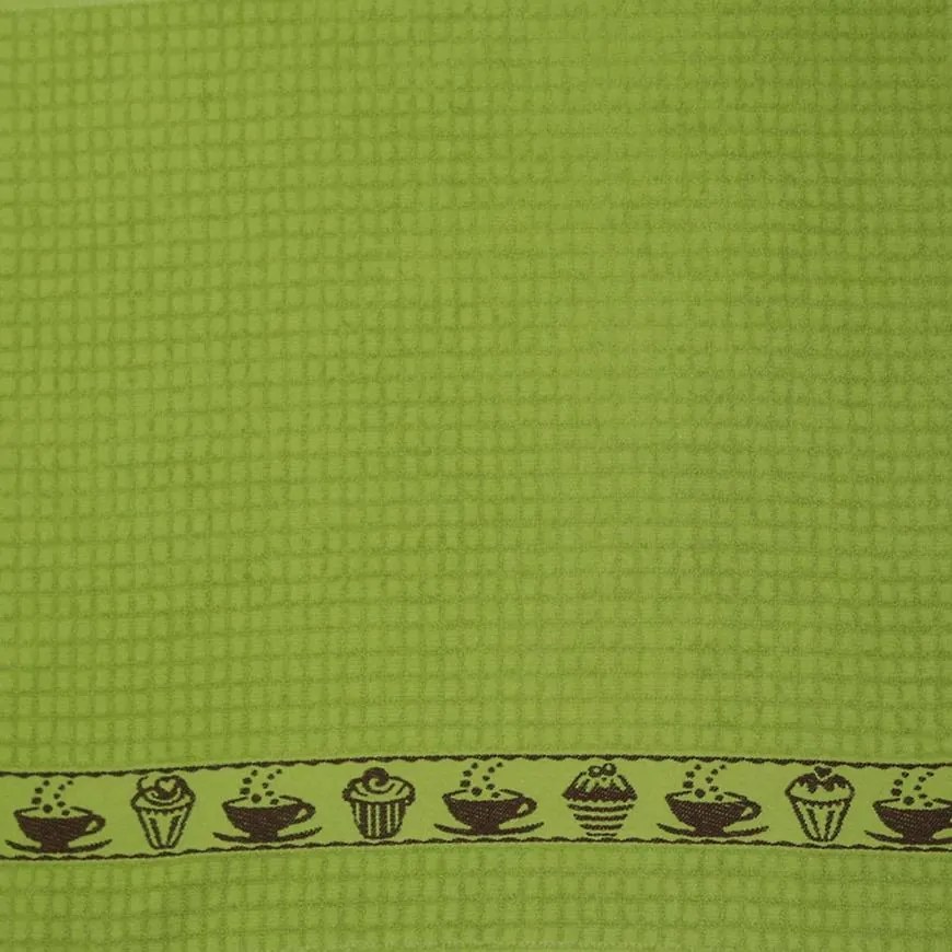 Kuchynská utierka muffin 50x50 olivová 350 g/m2
