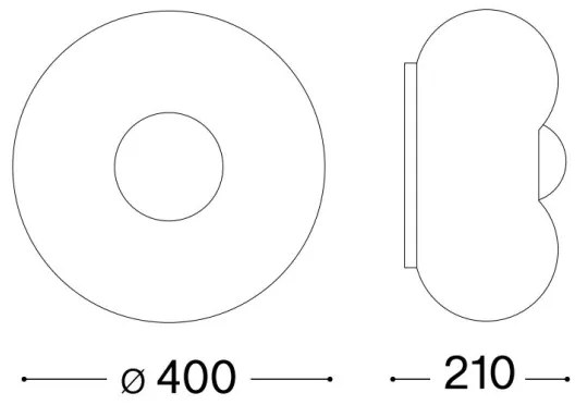 Ideal Lux - LED Stropné svietidlo ARIZONA 3xGX53/9W/230V pr. 40 cm biela