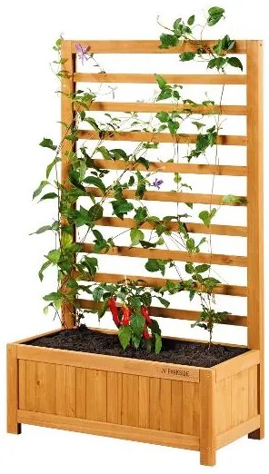 Parkside® Kvetináč s mrežou na popínavé rastliny (prírodná) (100386366)