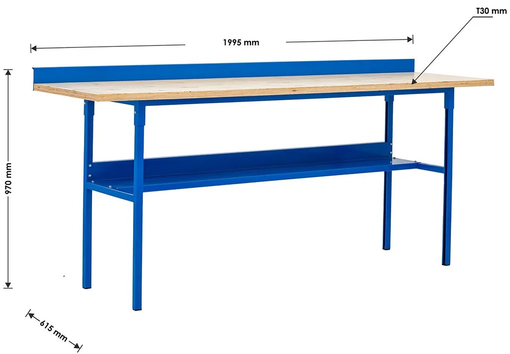 Trestles Dielenský stôl Igy20 PRS2-5017