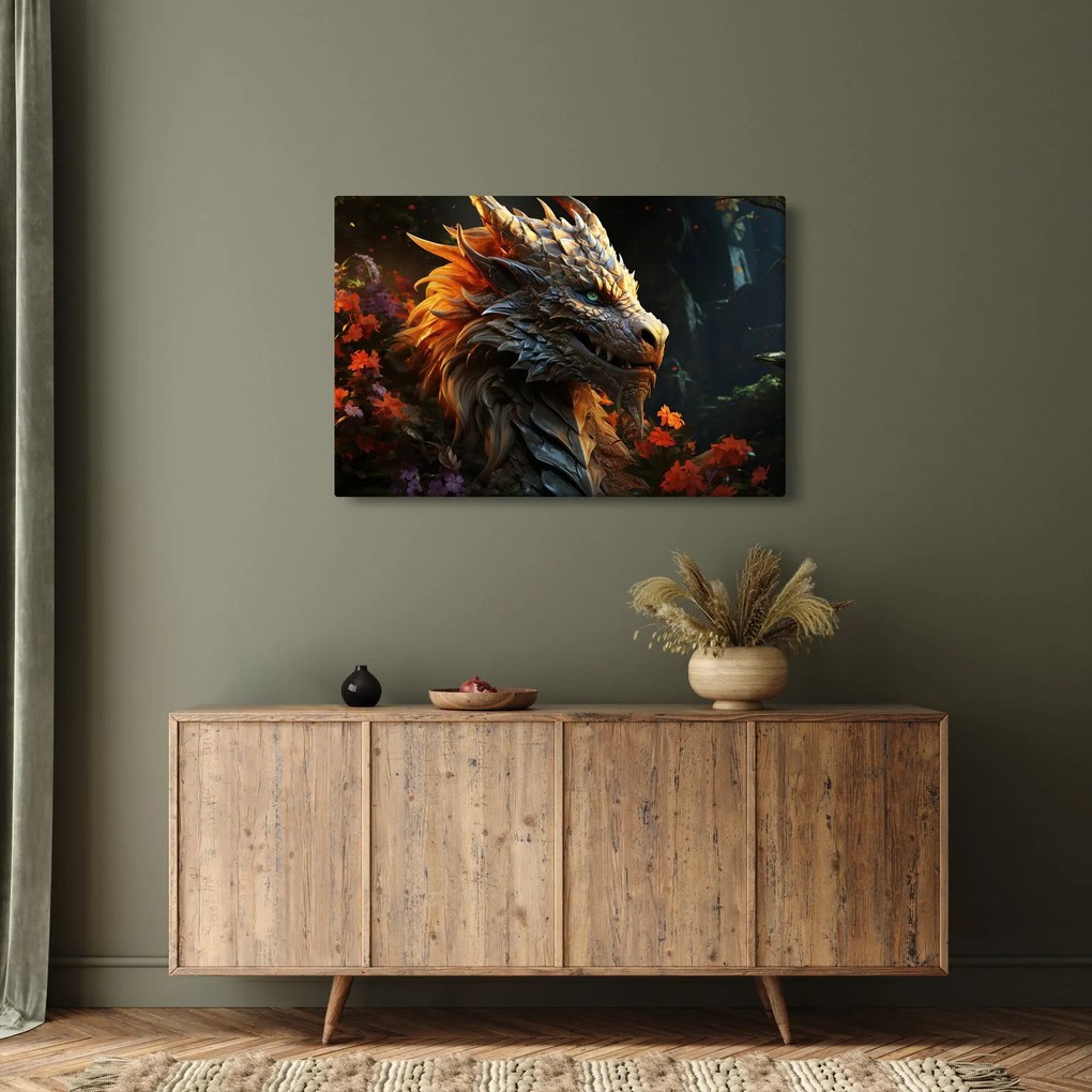 Obraz - Drak (90x60 cm)