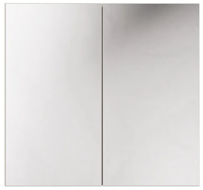 Horná kúpeľňová skrinka Bella Cashmere so zrkadlom 2D 80 cm kašmír