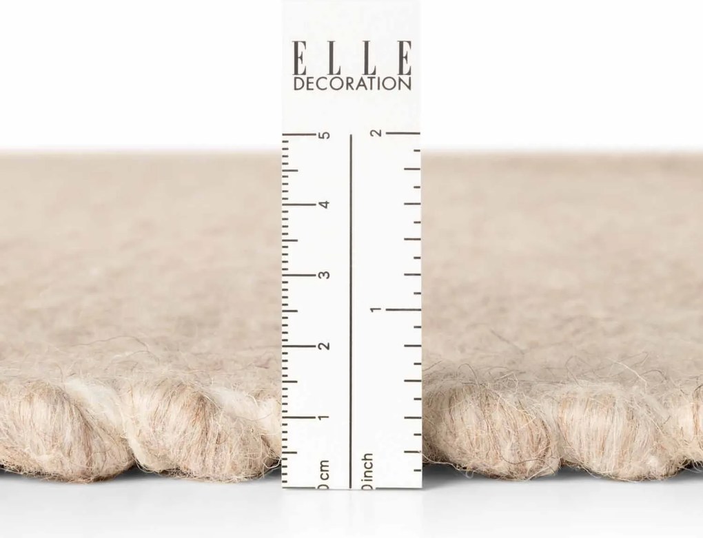ELLE Decoration, Kusový koberec Lyon Beans 106315 Natural Beige z kolekcie Elle, 140x200, béžová, obývacia izba