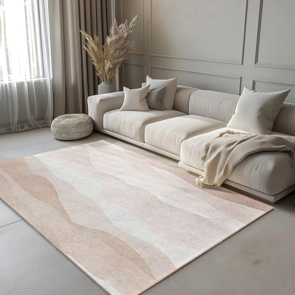 Krémový prateľný koberec 120x180 cm Komodo Beach – Mila Home