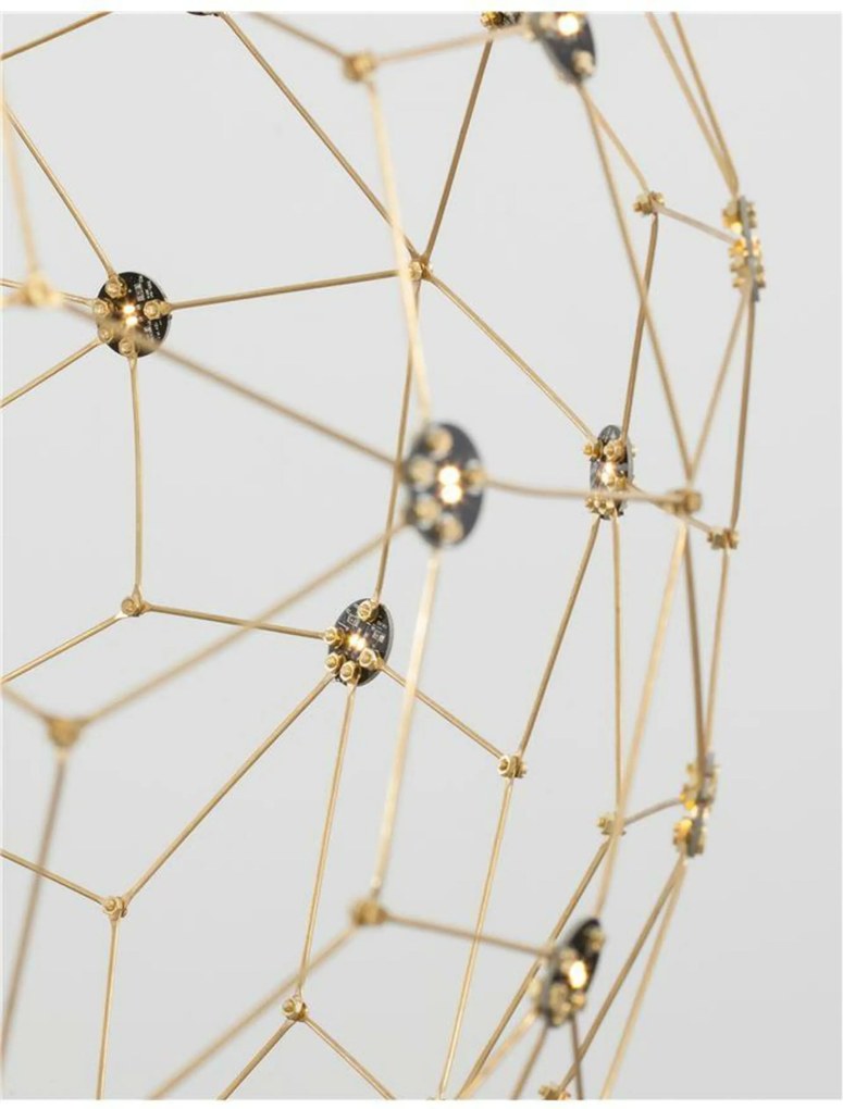 Nova Luce závesné svietidlo Sole zlatý kov Led 21.6W 230V 3000K IP20 9186001