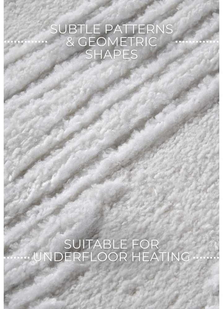 Krémovobiely behúň 80x240 cm Bartoux Cream White – Elle Decoration