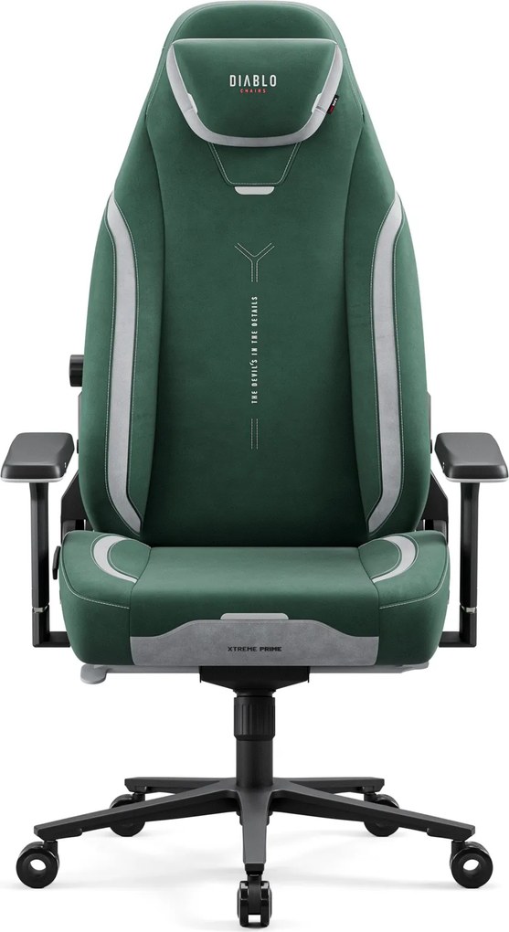 Herné kreslo forest green Normal Size, zelené: Diablo X-Eye Prime