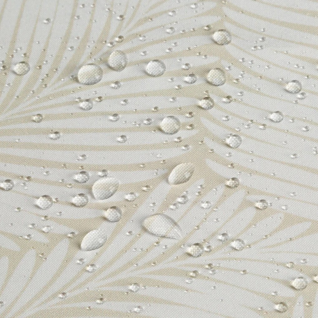 ZÁHRADNÝ VODEODOLNÝ ZÁVES NA PÁSKE GARDEN 155X200 CM LISTY