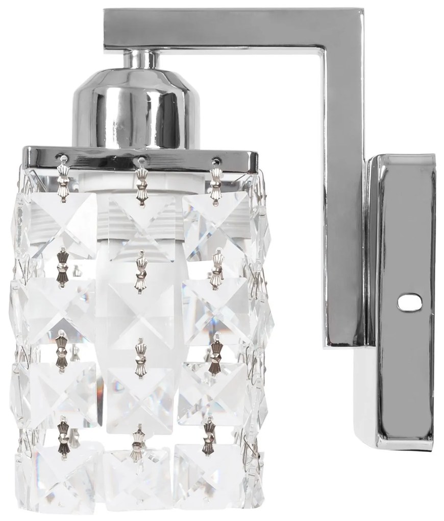 Toolight Toolight, krištáľové nástenné svietidlo 1xE27 APP543-1W, OSW-08712