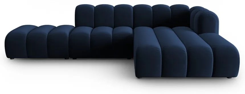 Tmavomodrá rohová pohovka (pravý roh) Lupine – Micadoni Home