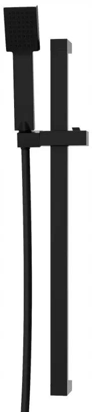 Gamma Zn3, sprchový stĺp s ručnou sprchovou hlavicou 62cm, čierna matná, GMA-ZN3-BK