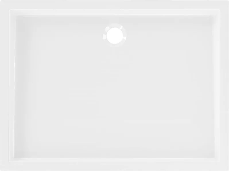 Mexen Flow+ obdĺžniková sprchová vanička 120 x 70 cm, biely lesk - 46R107012H