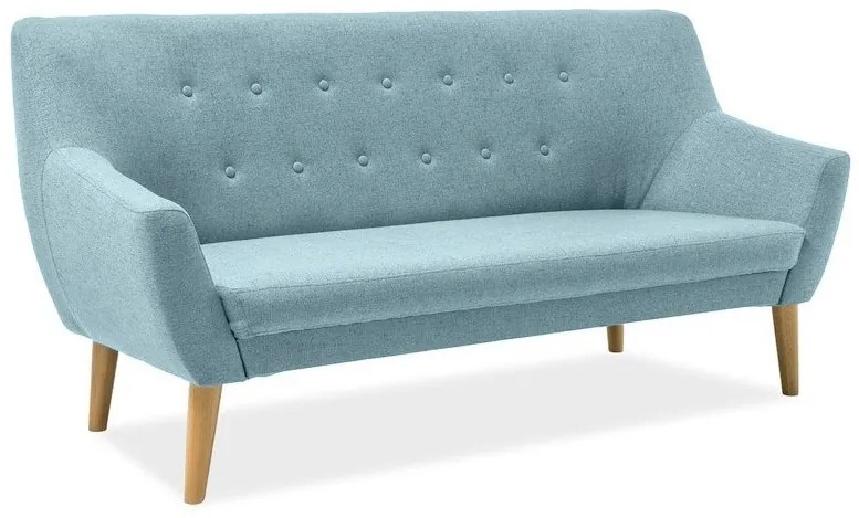 Mentolová 3-miestna pohovka AMBER