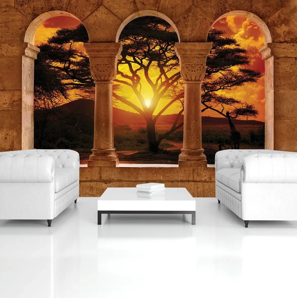 Fototapeta - Africká Krajina (152,5x104 cm)