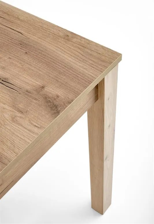 Rozkladací jedálenský stôl 118-158 cm Mauric (dub craft) (pre 4 6 osôb). Vlastná spoľahlivá doprava až k Vám domov. 1049293