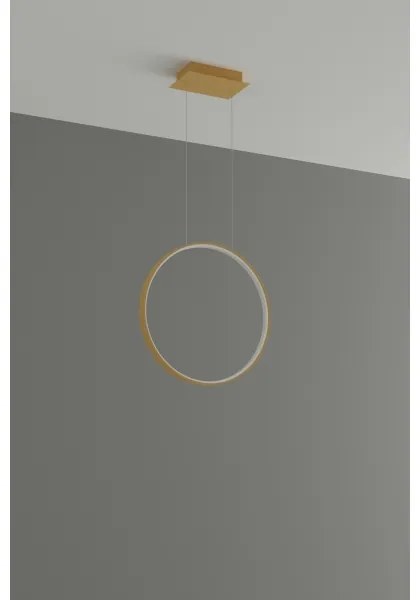 Thoro TH.221 - LED Luster na lanku RIO LED/30W/230V CRI95 4000K pr. 55 cm zlatá