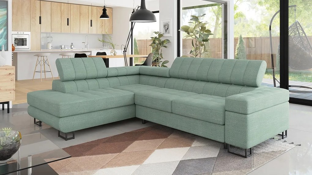 Moderná pohovka Wales Premium, Dostupné poťahy: Abriamo 03, Strana pohovky: ľavá