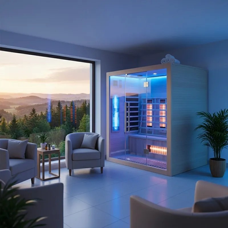 BPS-koupelny Infrasauna Relax HYD-2913 175x120, 3-4 osoby