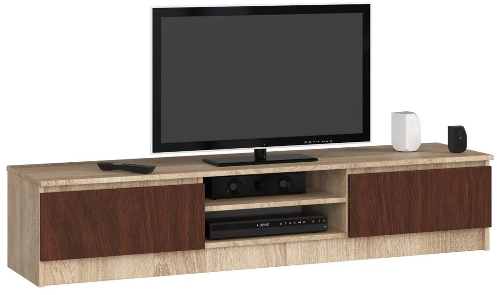 TV stolík Ronon 160 cm sonoma/wenge