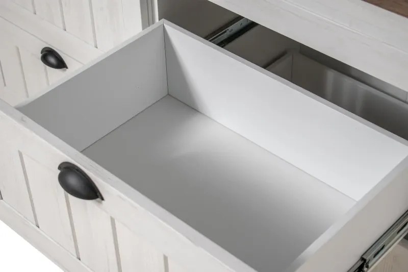 Kredenc PROVENCE 120, Sosna Andersen/porterhouse tmavý