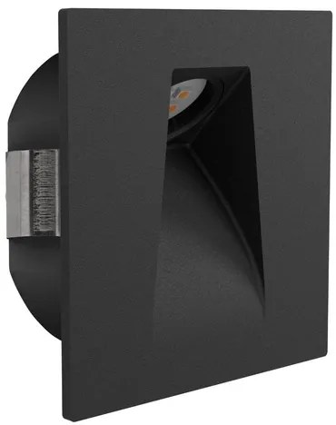 Eglo Mecinos nástenné svetlo 8x0,3 cm čierna 99644