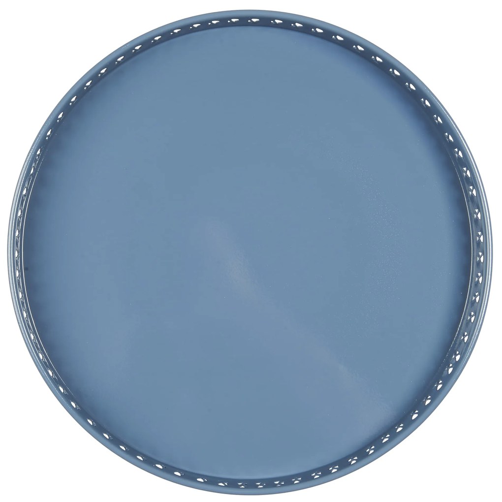 Ib Laursen Servírovací podnos Blue Patterned Edge