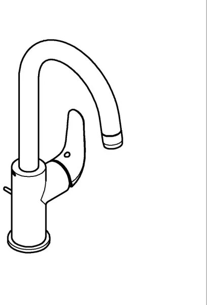 GROHE 24330001 - Umývadlová batéria EUROSMART, veľkosť L, lesklý chróm