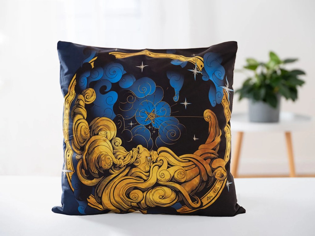 Obliečka na vankúš mikroplyš 45 × 45 cm - Buddha 2