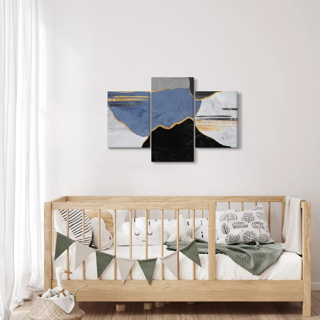 Obraz - Textúrované tvary (90x60 cm)