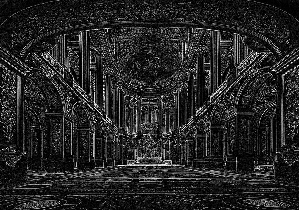 Fototapeta - Veľká sála,sála vo Versaille (254x184 cm)