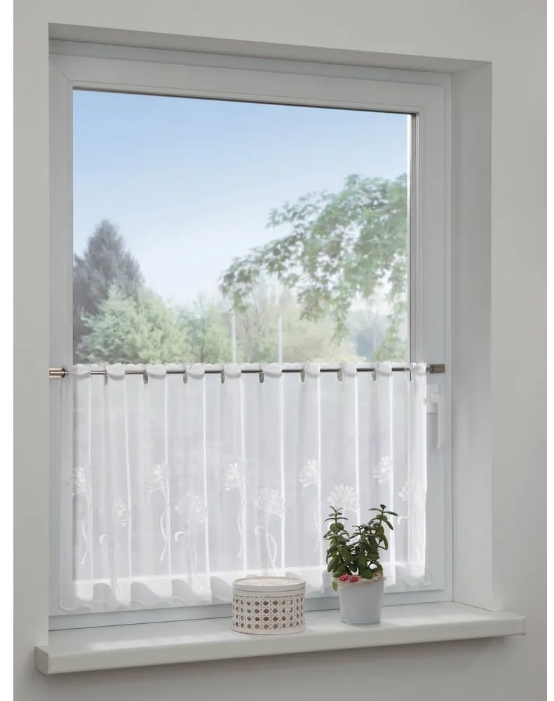 Biela voálová záclona 140x48 cm Dandelion – Sehlbach