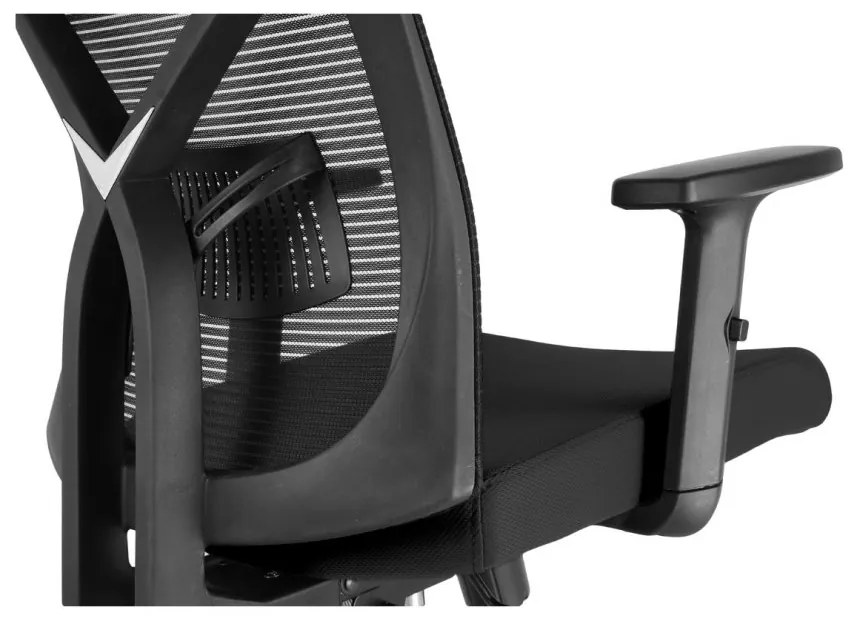 Kancelárska ergonomická stolička Neoseat DIBERTI — čierna, nosnosť 150 kg