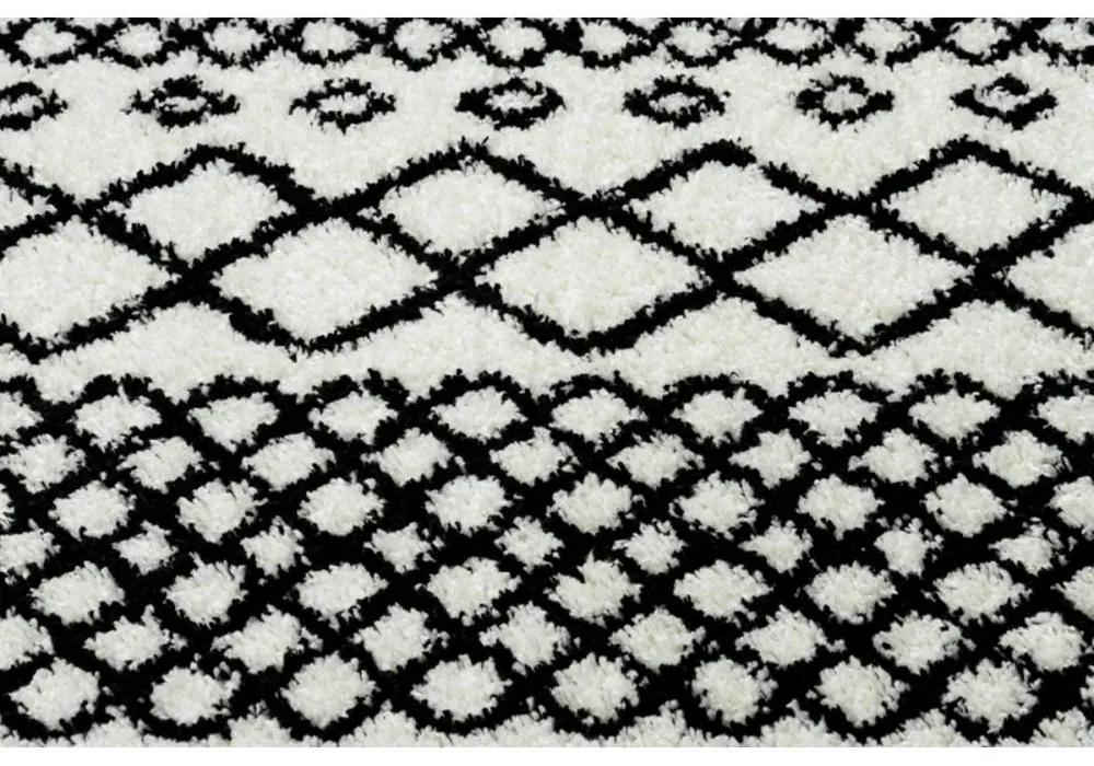 Kusový koberec Shaggy Safi smetanovo biely 120x170cm