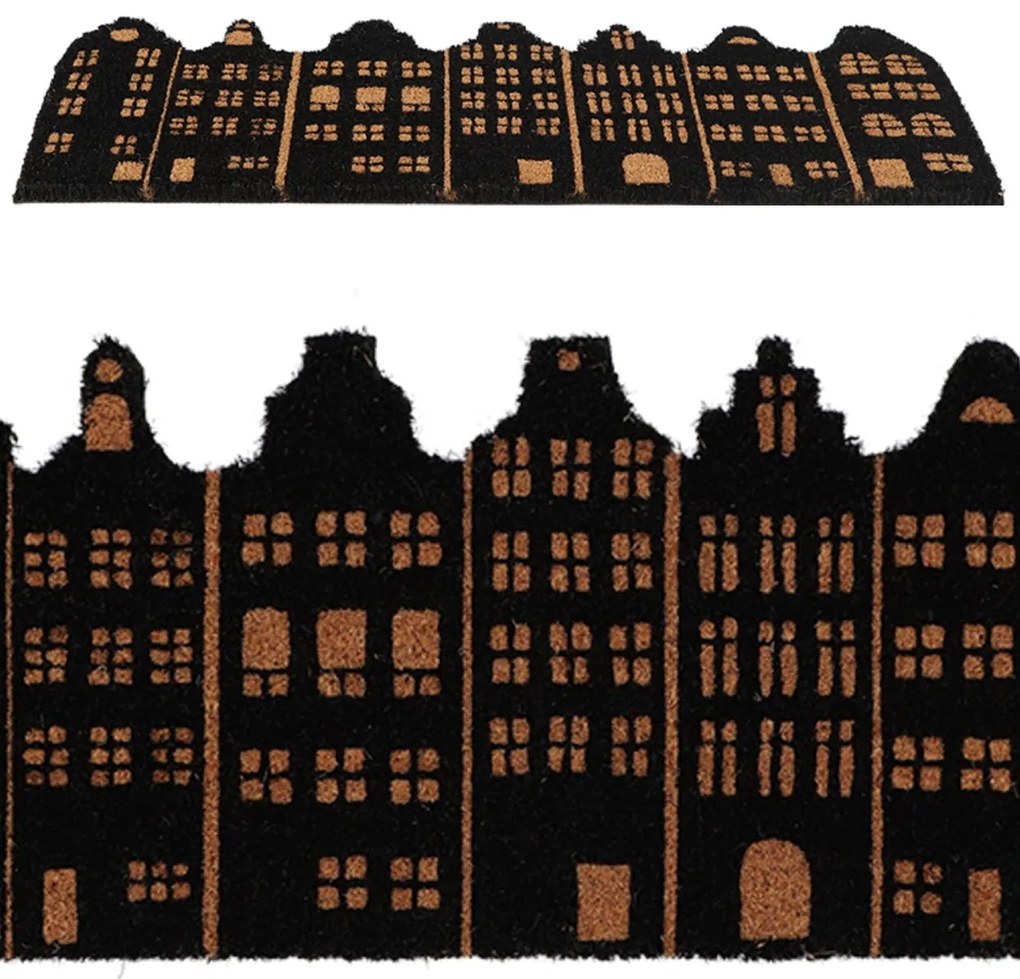 Vonkajšia rohožka Town, 75x30 cm