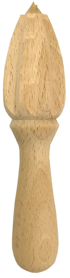 AMADEA Drevený ručný lis na citrusy, masívne drevo, dĺžka 15 cm