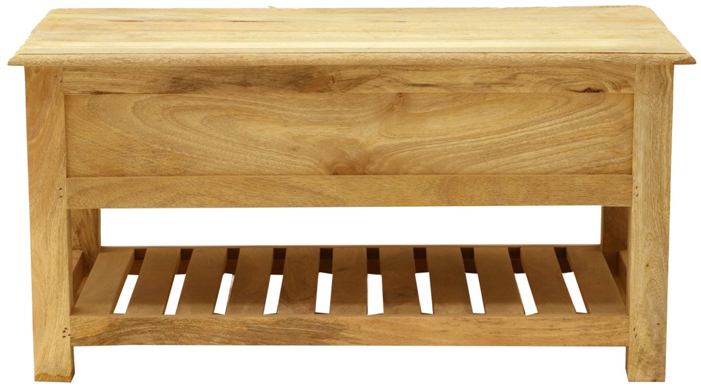 furniture-nabytek.cz - Rustikální konferenční stolek z masivu mango 90x45x60