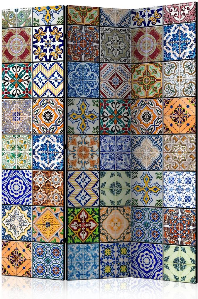 Paraván - Colorful Mosaic [Room Dividers] 135x172