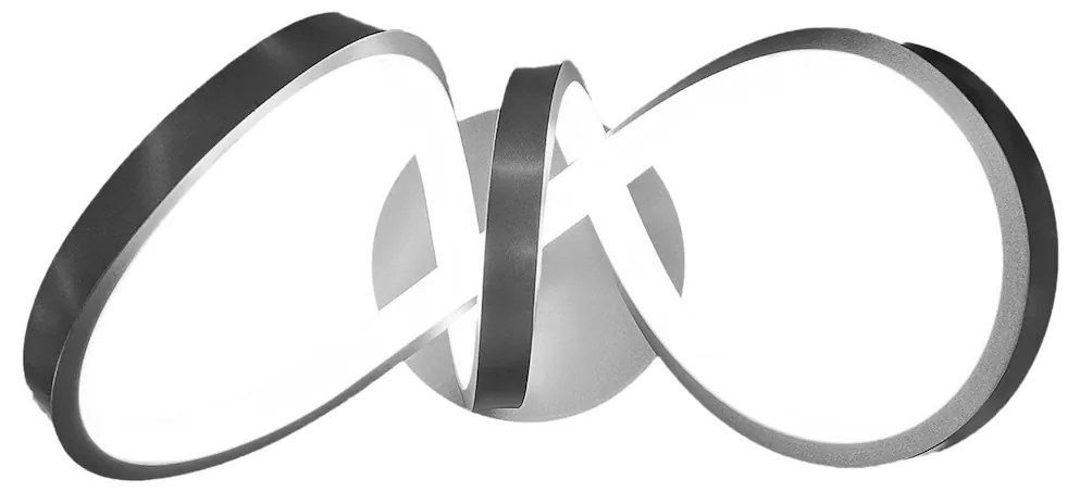 Nástenné LED svietidlo Tesoro, 1x LED 15w, 4000k, ch