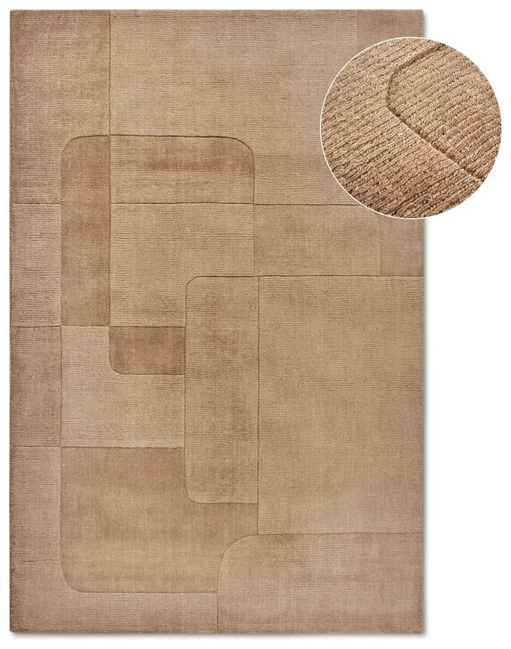 Béžový ručne tkaný vlnený koberec 160x230 cm Charlotte – Villeroy&amp;Boch