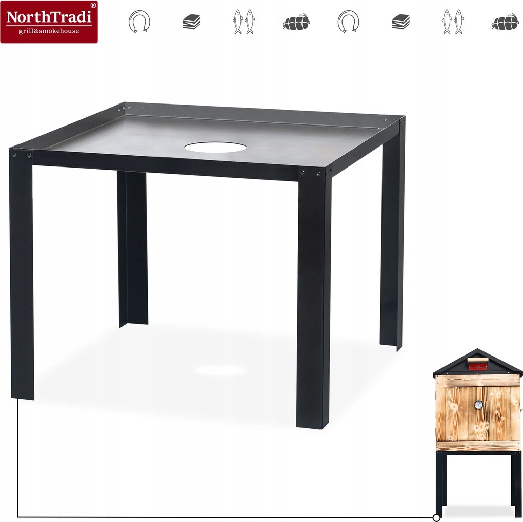 TRENDIE Udiareň drevená s kovovou strechou