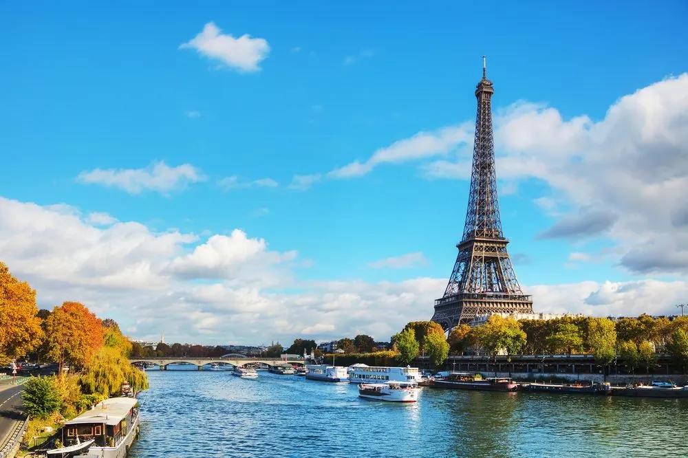 Samolepiaca fototapeta nádherná panoráma Paríža - 450x300