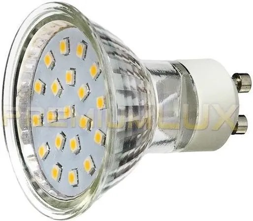 PremiumLED LED žiarovka 1W Teplá biela, GU10