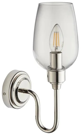 Endon 103316 - Nástenné svietidlo STOURTON 1xE14/6W/230V lesklý chróm