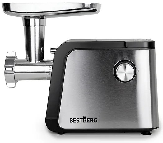 Elektrický mlynček na mäso BestBerg BBM-2500 / 2500 W / čierna/strieborná
