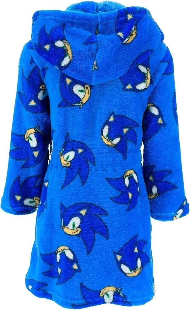 Chlapčenský župan s kapucňou Ježko Sonic, EU 104 Modrá