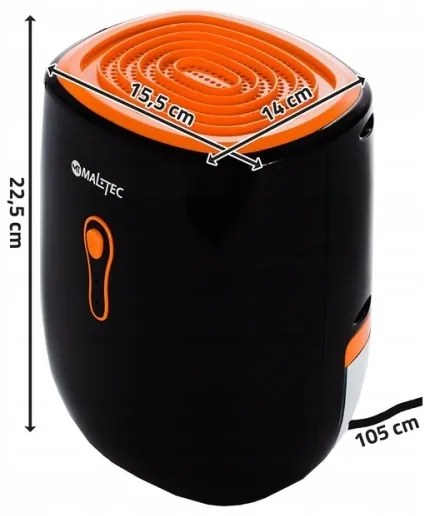 Odvlhčovač sušič vzduchu DH-800 22W čierna