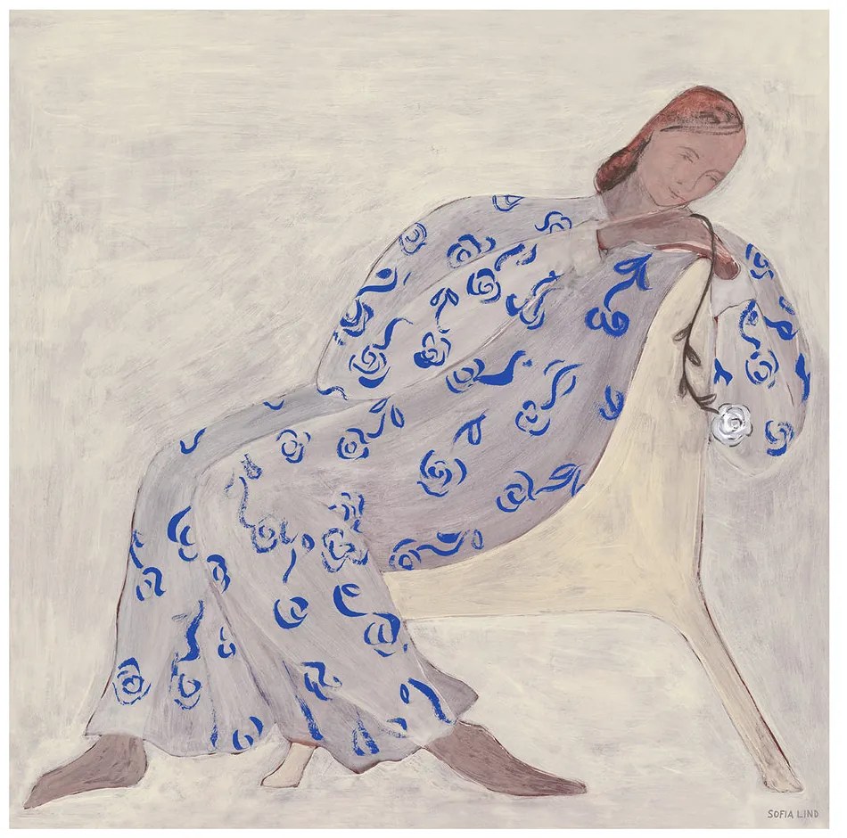 Moikka Plagát Rose by Sofia Lind 100x100cm
